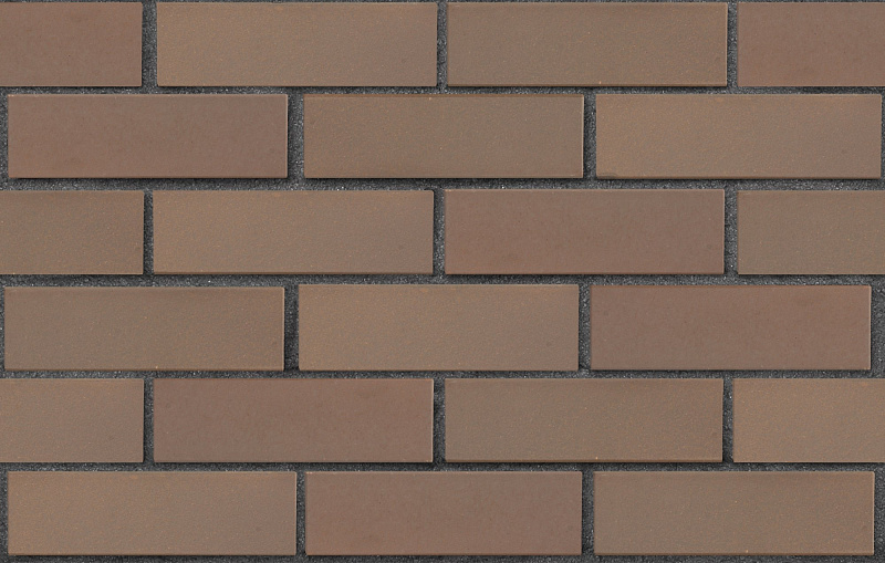 Кирпич лицевой пустотелый светло-коричневый флэш ультра гладкий