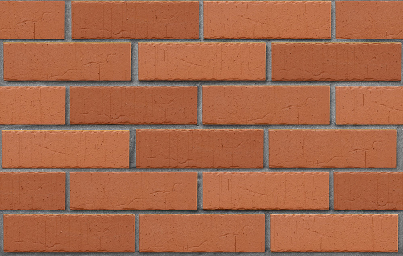 Клинкер фасадный темно-красный Амстердам