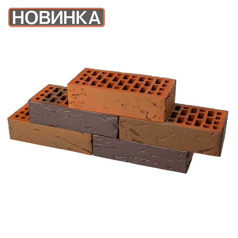 Облицовочный кирпич БРАЕР КЛАДКА ГЛОССА кора дуба 1 NF